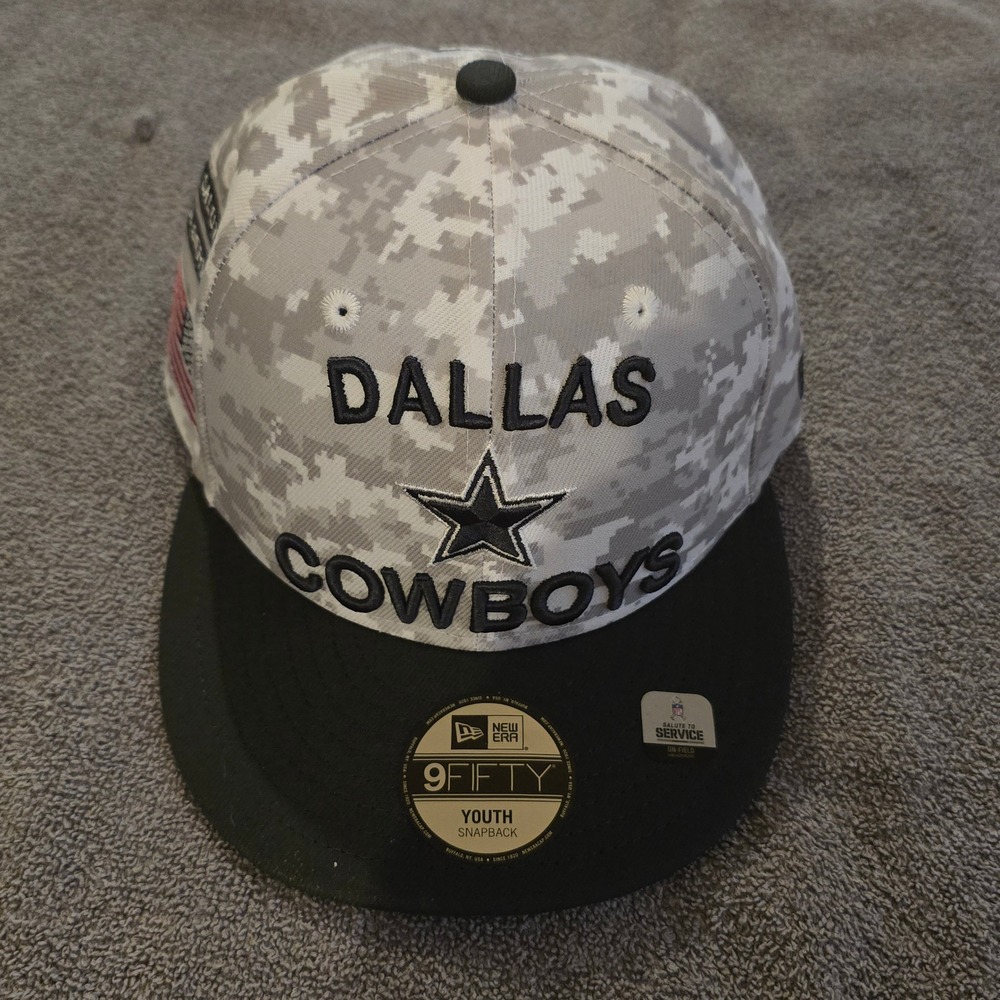 New Era Youth Snapback 2024 Digital Camo Dallas Cowboys Salute Service Hat NFL